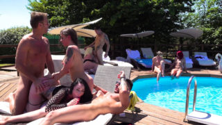 Orgy by the Pool