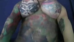 Shorthair-Blonde Pierced-Tattoo-MILF with Huge-Boobs