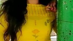 Sexy figure and she has a big ass to show