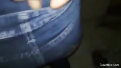 College girl get fucked by her bf at outdoor