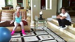 Brazzers -Horny big-tit yoga MILF Brandi Love takes big-dick