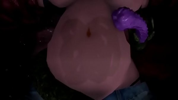 [MMD R-18] Sexy Nerdy Girl Gets Groped and Creamed by Tentacle Demon